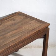 Table, banc ancien en bois de pin – Chine, circa 1900