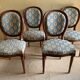 Chaises médaillon Louis XVI