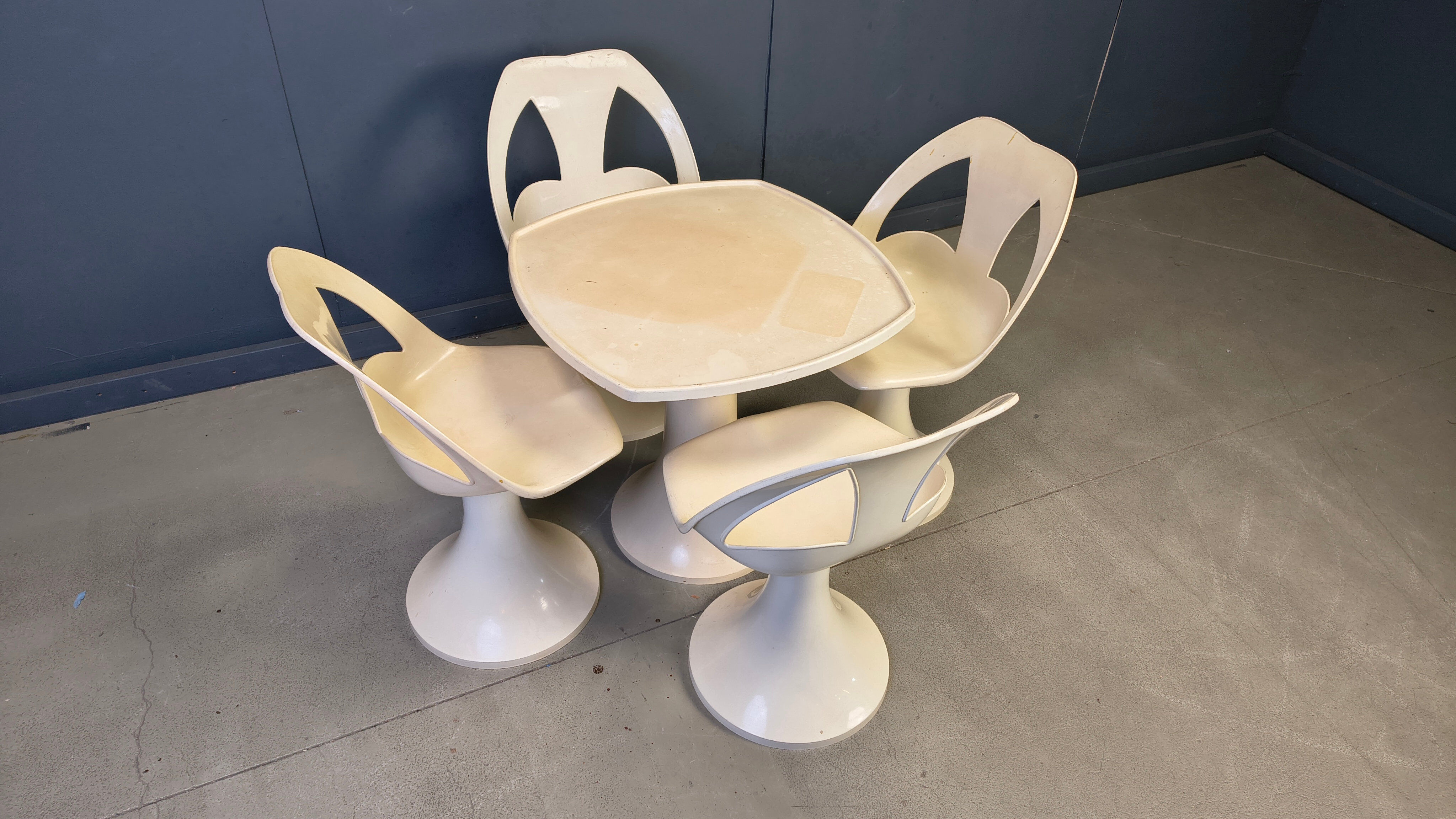 Ensemble de salle à manger Space Age, années 1960