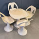Ensemble de salle à manger Space Age, années 1960