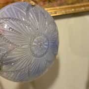 Art Deco blue pendant light