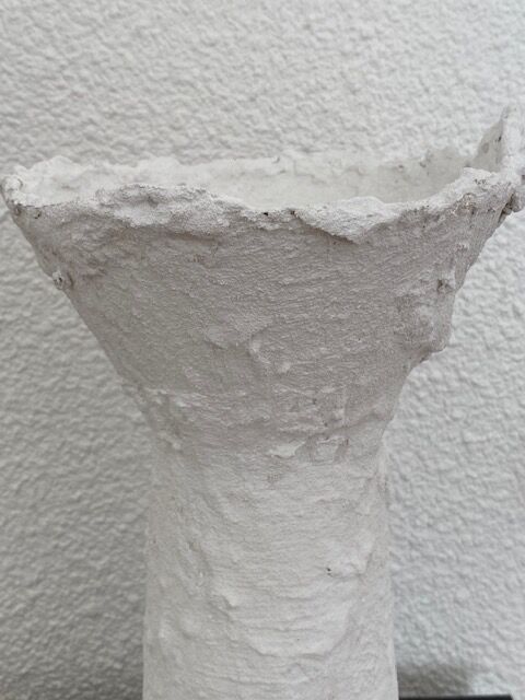 Coupe blanche décorative