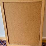 Beveled mirror with gold borders
