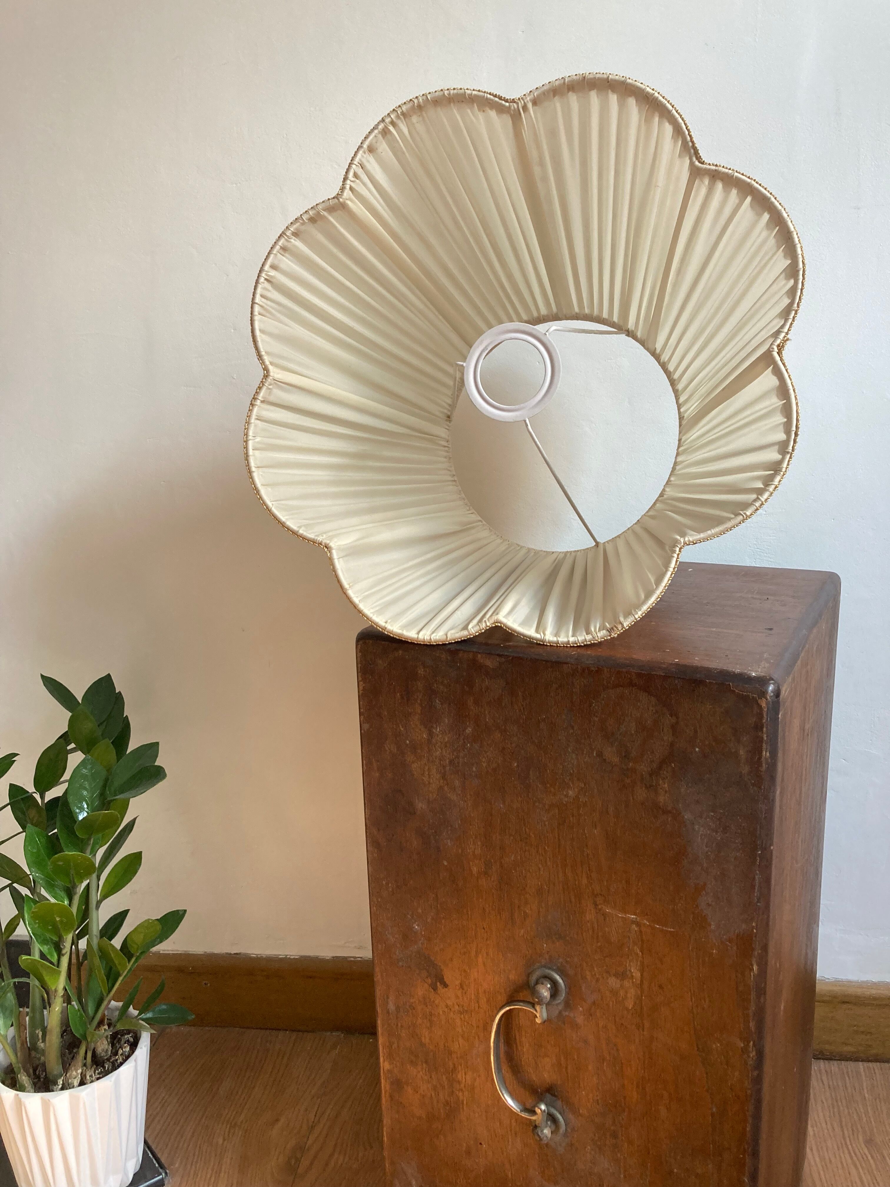 Vintage pleated lampshade