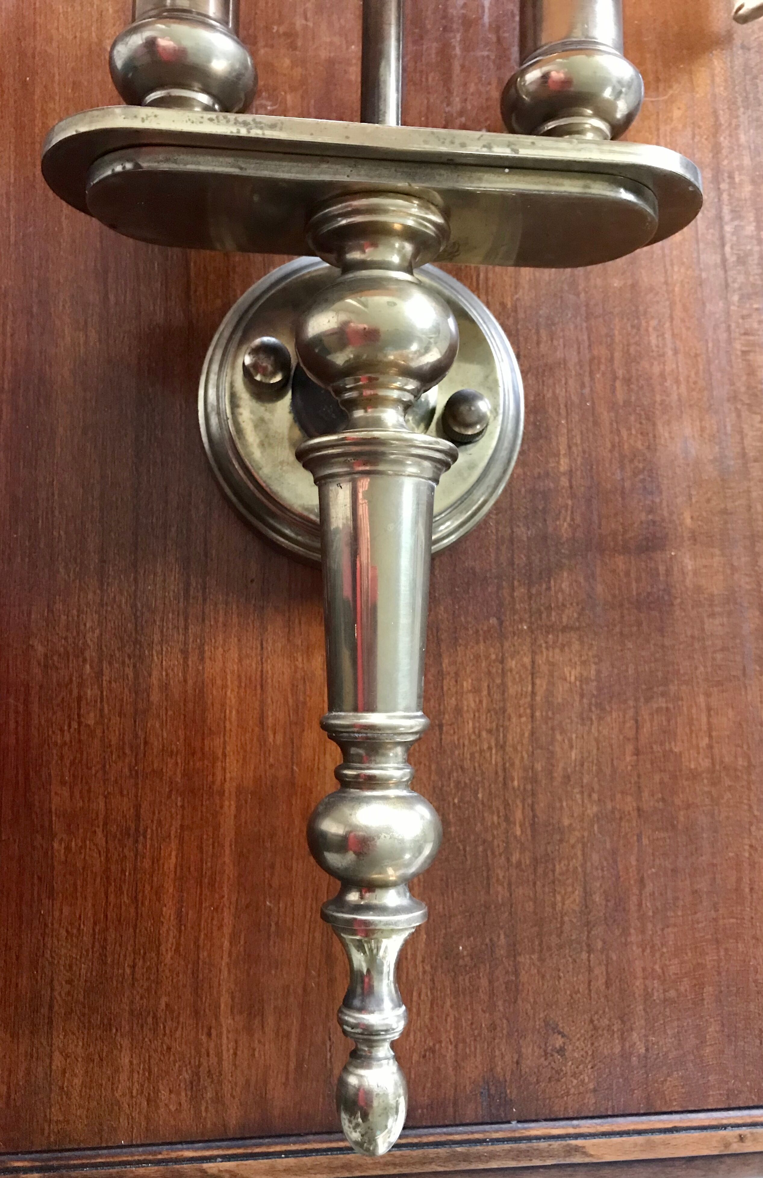 Vintage brass sconce