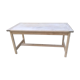 Table de ferme bois brut