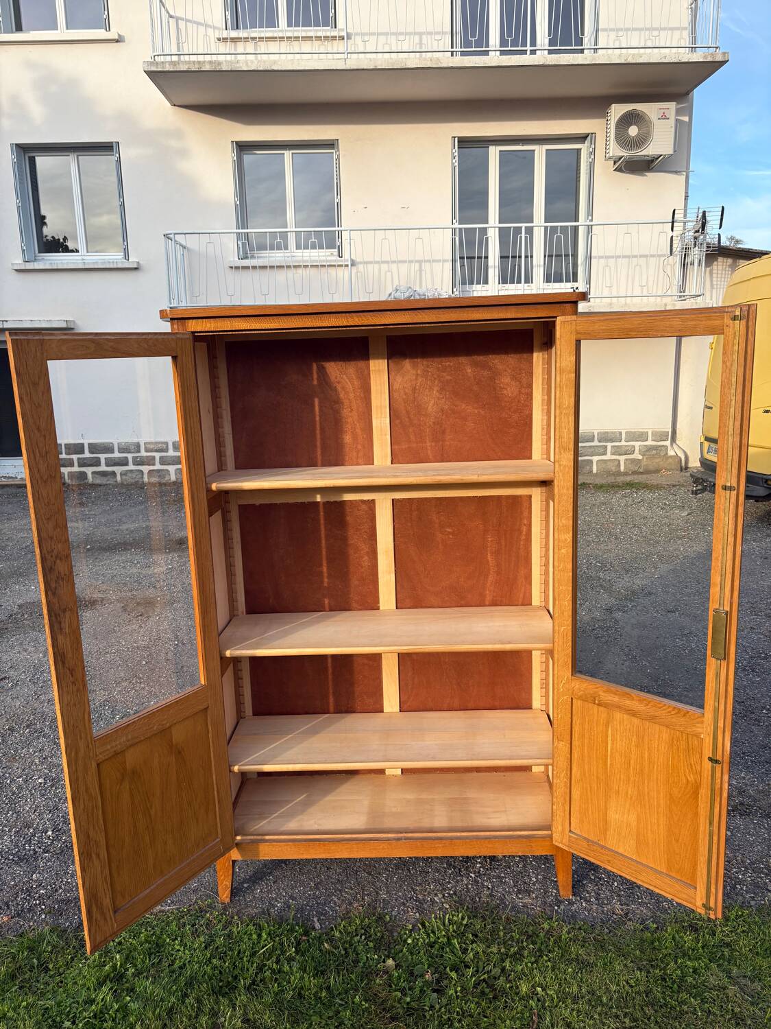 Glass cabinet / School display cabinet 1950