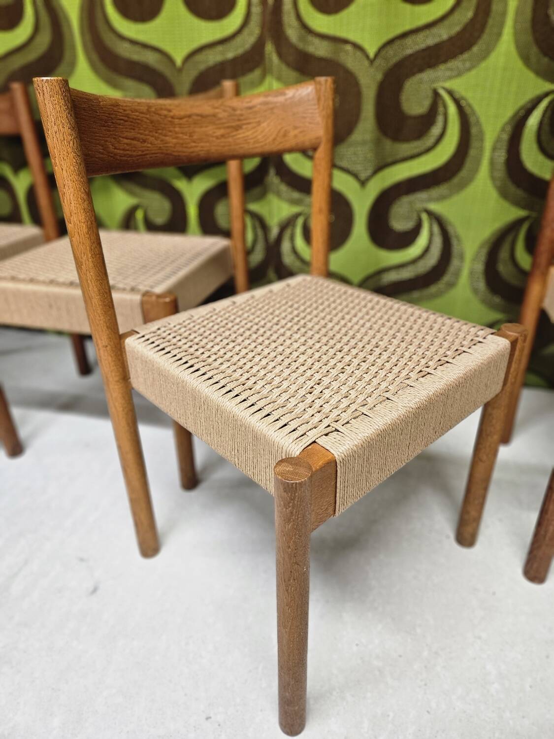 Set of 4 Danish chairs, 1970