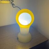Lampe De Table Design jaune  Bulbo Aureliano Toso Murano  Space Age