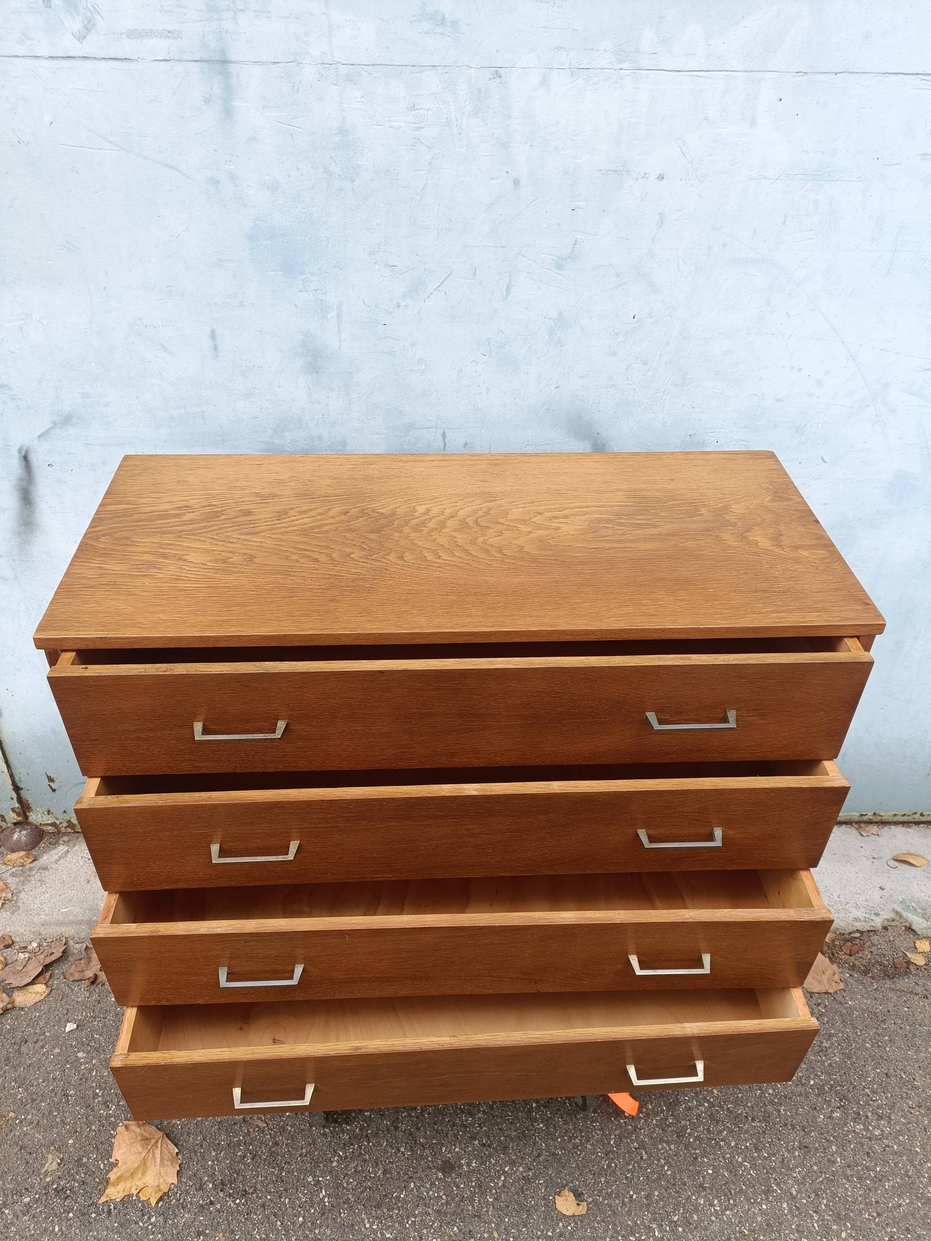 Commode vintage chêne clair
