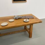 2m solid elm farmhouse table