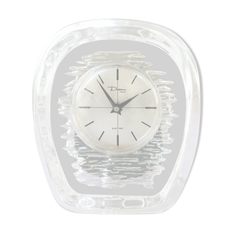 Daum 1960 German Crystal Clock