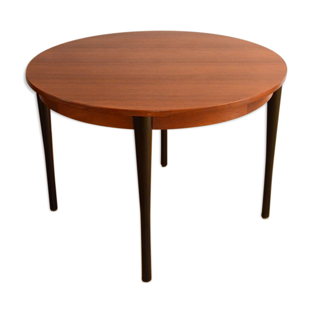 Table à manger ronde avec rallonge, 1960 | Selency
