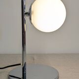 Space age lamp in white opaline from the 60s/70s