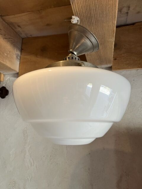 Luminaire lamp lampshade suspension vintage 1970