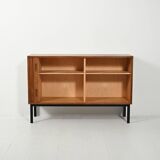 Scandinavian Teak Sideboard with Tambour Door