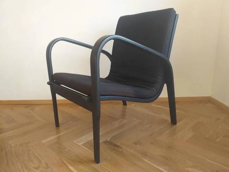 Fauteuil des années 1970 dans le style de Kropacek et Kozelka.