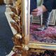 In-between wood stucco mirror Golden STYLE LOUIS XV trumeau ice decoration Castle