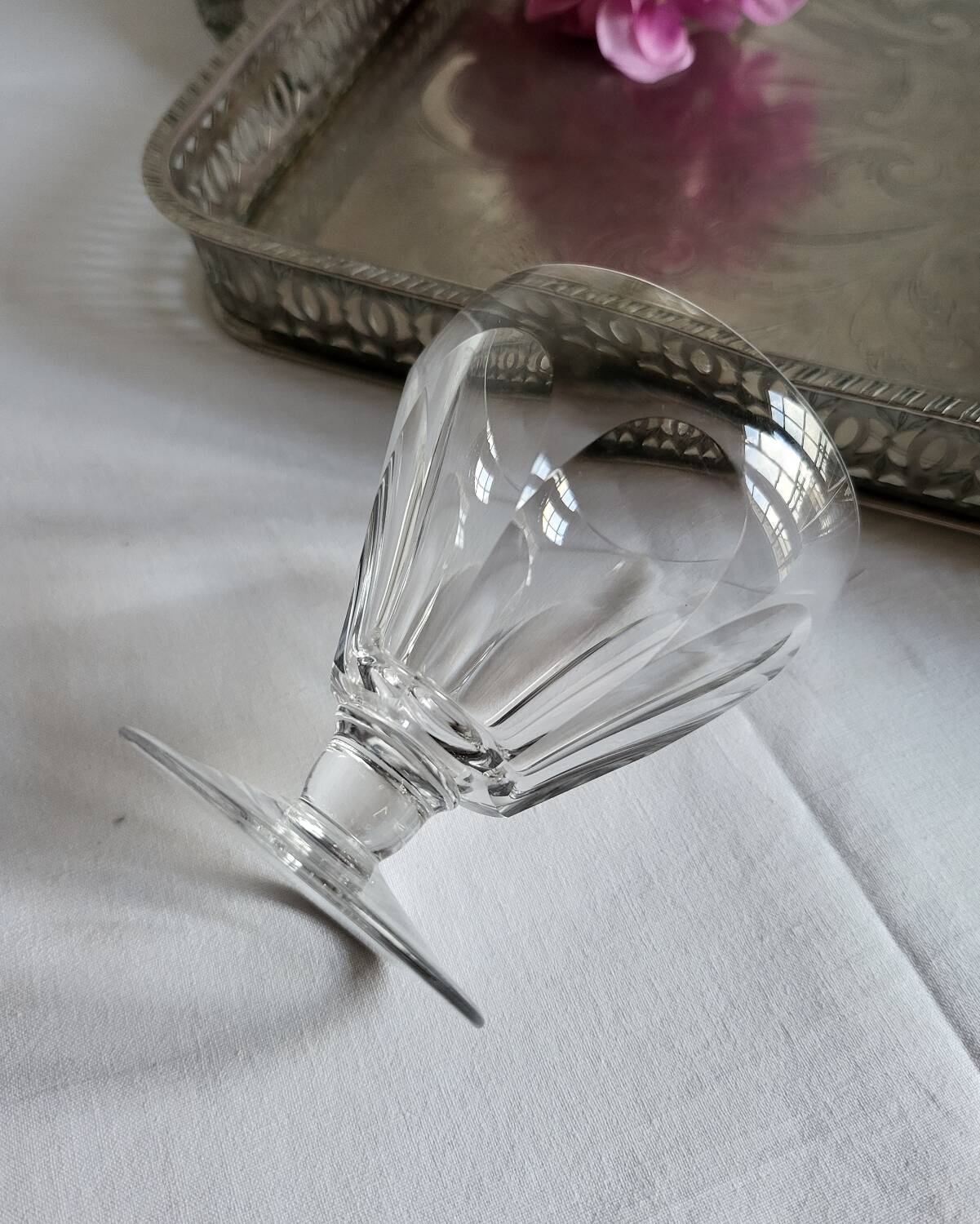 BACCARAT 10 Verres à vin en Cristal Modèle Périgord - Signé