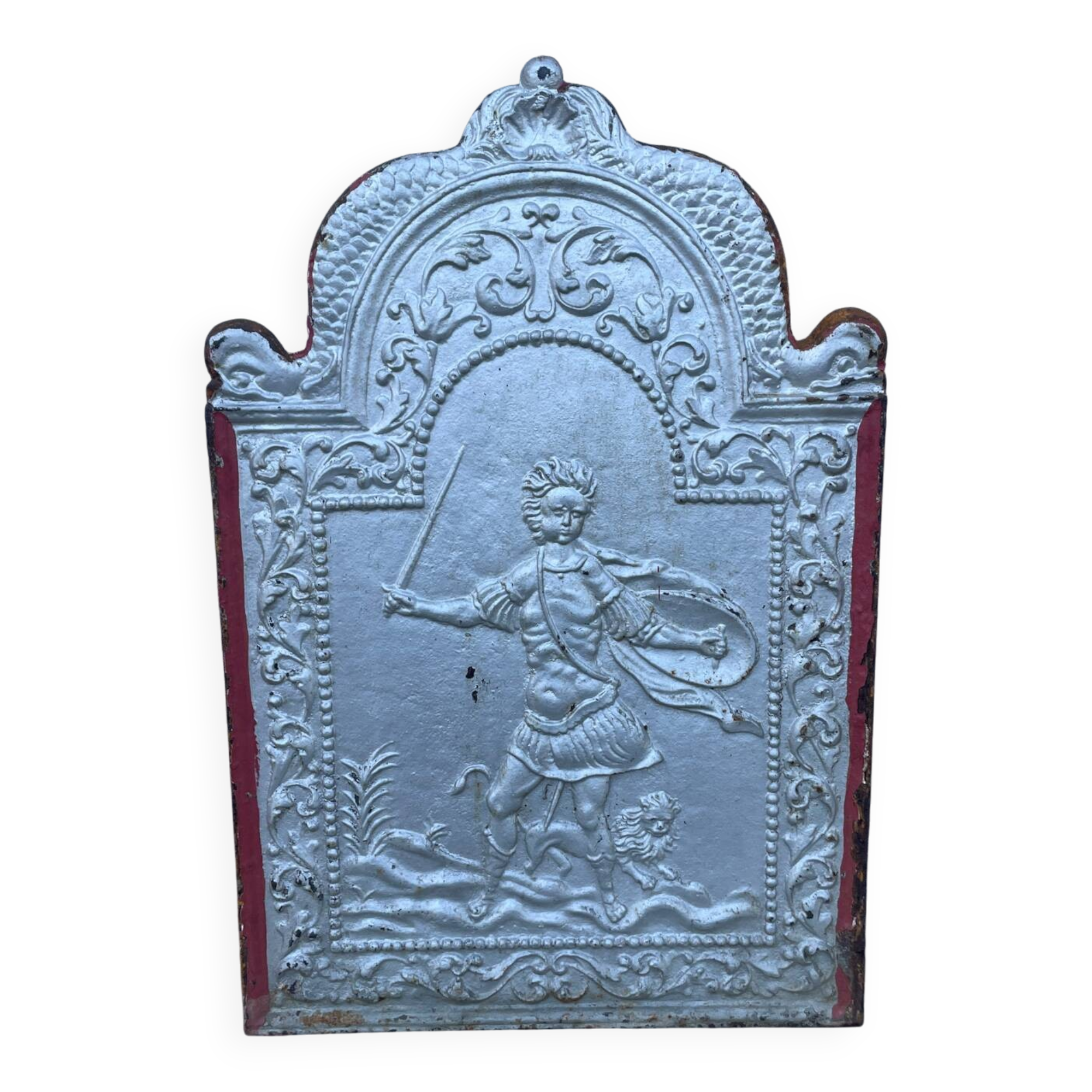 Hercules and the Lion Fireplace Plate