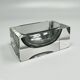 0s Stunning Grey Ashtray or Catchall By Flavio Poli for Seguso.