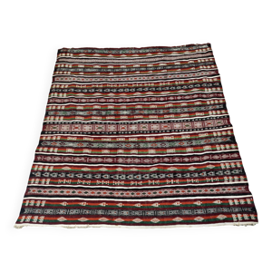 tapis kilim vintage tissé