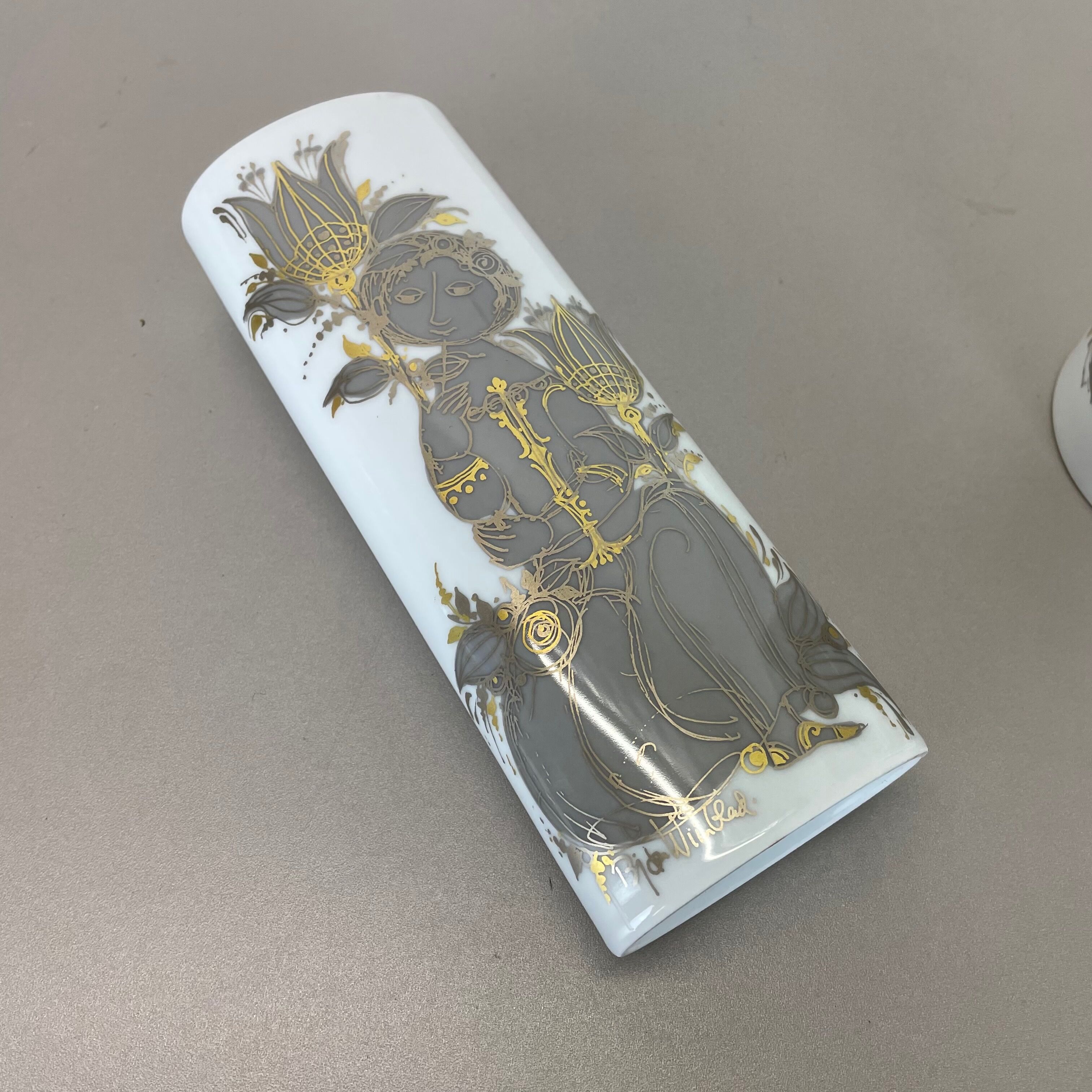 Set of 2 Porcelain Vase by Björn Wiinblad for Rosenthal Studio Line Germany 1970