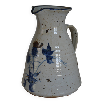 Large pyrite stoneware pitcher attributed to Guy Roland Marcy