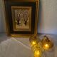 Oil on canvas signed “The two chestnut trees”