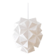 Large Japanese Style Hand-folded White Paper Pendant Light "Amaea", Sonobe Light