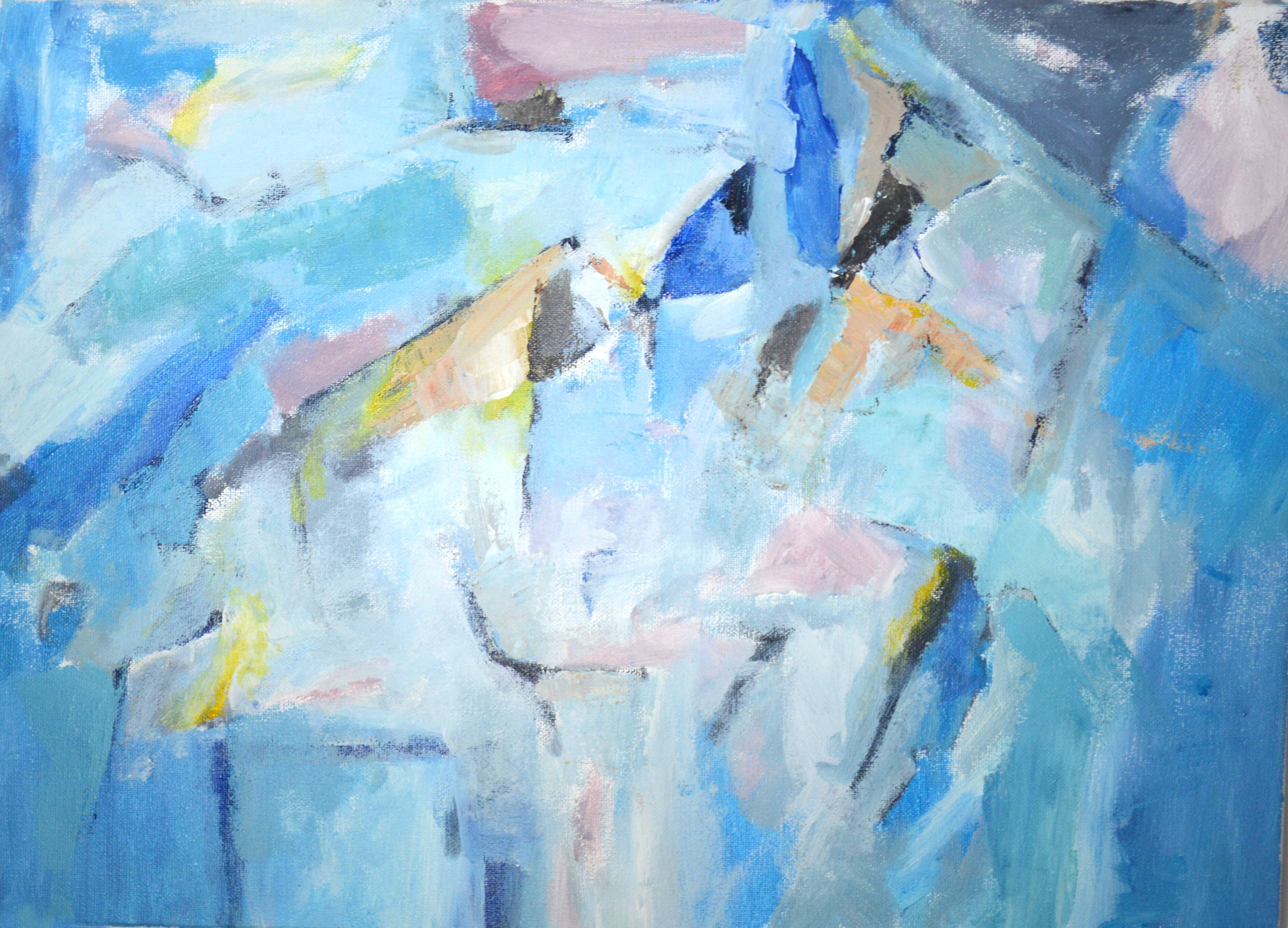 Abstract Mediterranean landscape