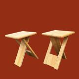Pair of folding stools by Adrian Reed