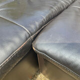 Incanto Italy modular corner sofa in brown leather