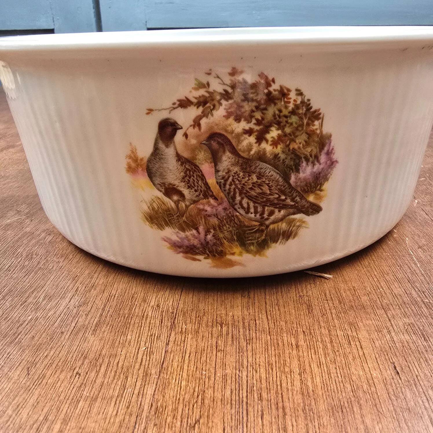 Old porcelain plate from Sarreguemines Digoin – Hunting decoration