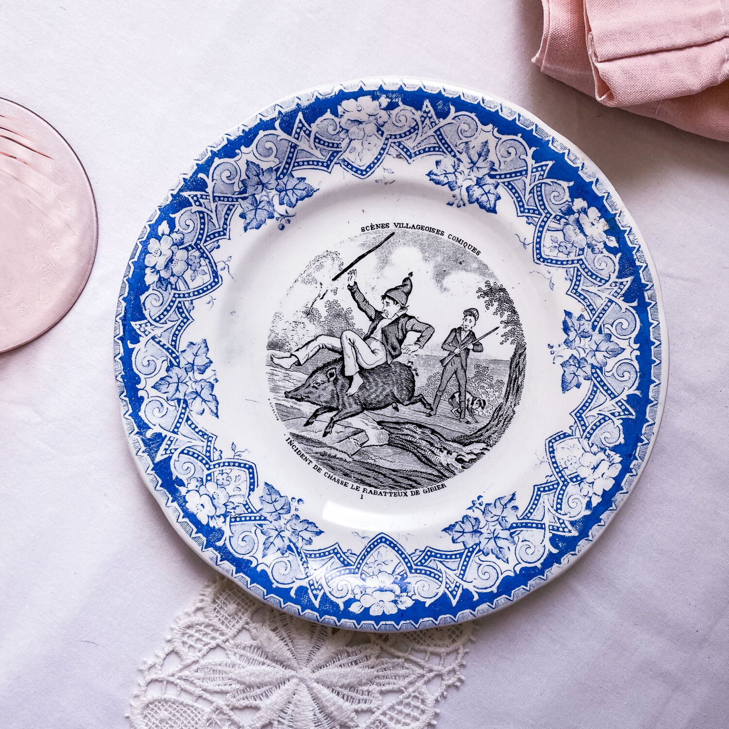 Luneville talking plate collection