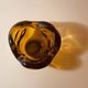 Modern vintage glass bowl Gyula Budveszel Hungary 1990s