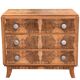 Commode art déco ronce de noyer brut