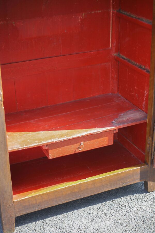 Meuble 1 porte ancien, meuble de rangement bois, confiturier,cabinet, petite armoire, déco intérieur