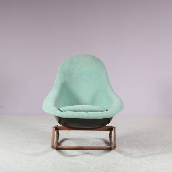 Fauteuil à bascule « Gemini » des années 1960 par Walter S. Chenery pour Lurashell, Royaume-Uni