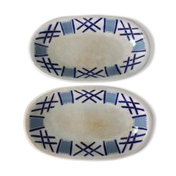 Set of 2 Lunéville K&G raviers