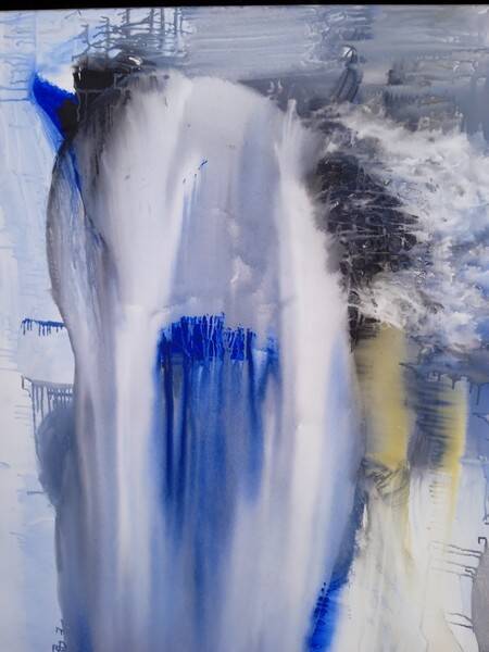 Painting 162cm Acrylic on canvas surrealism / abstract