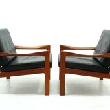 Lounge chairs by Illum Walkelsø for Niels Eilersen, 1960s