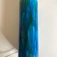 XXL ceramic ceramic earth varnished turquoise 1970