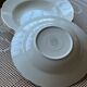 Assiettes creuses Villeroy&Boch ivoire festonnée à liserés dorés