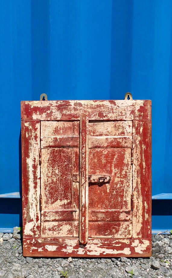 54x43cm Rajasthan wooden mirror