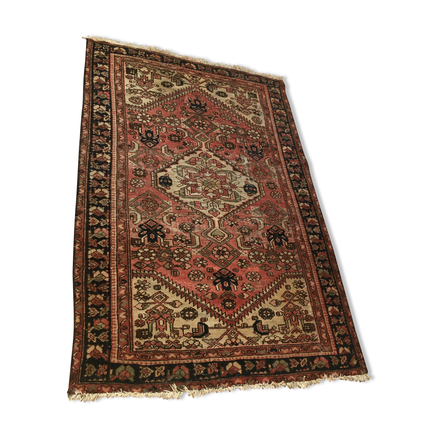 Handmade antique Persian rug 190x135cm