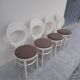 Serie de 4 chaises Baumann modèle Mouette vintage 1950s