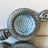 Bougeoir mural en grès de Soholm