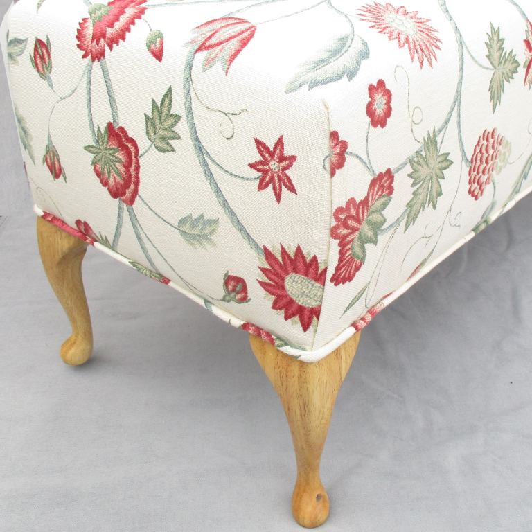 Gp & j baker upholstered window seat/ foot stool