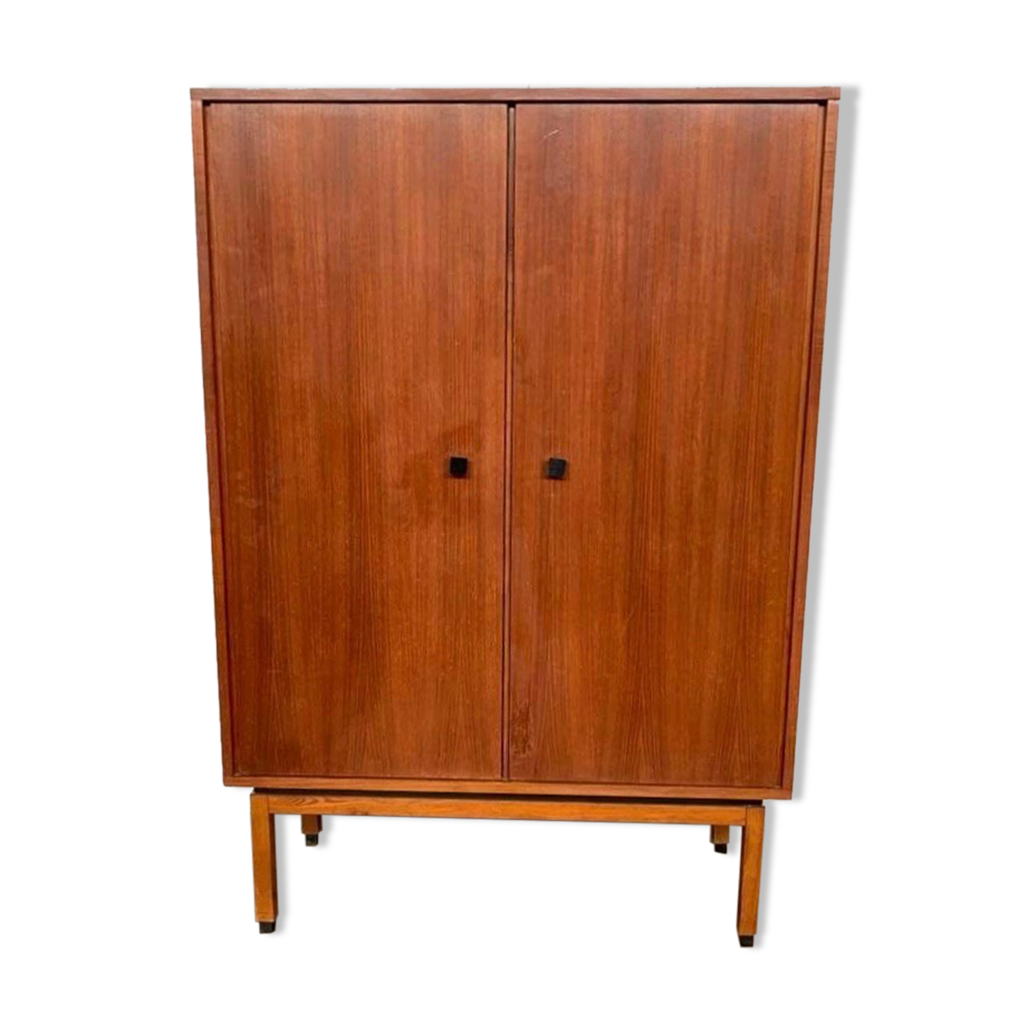 Vintage Scandinavian Teak Wardrobe with 2 doors